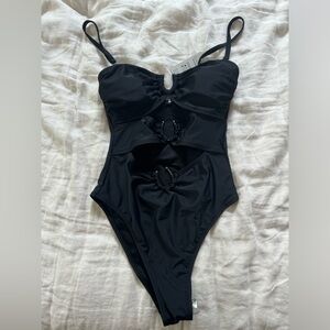 Cupshe black bathing suit